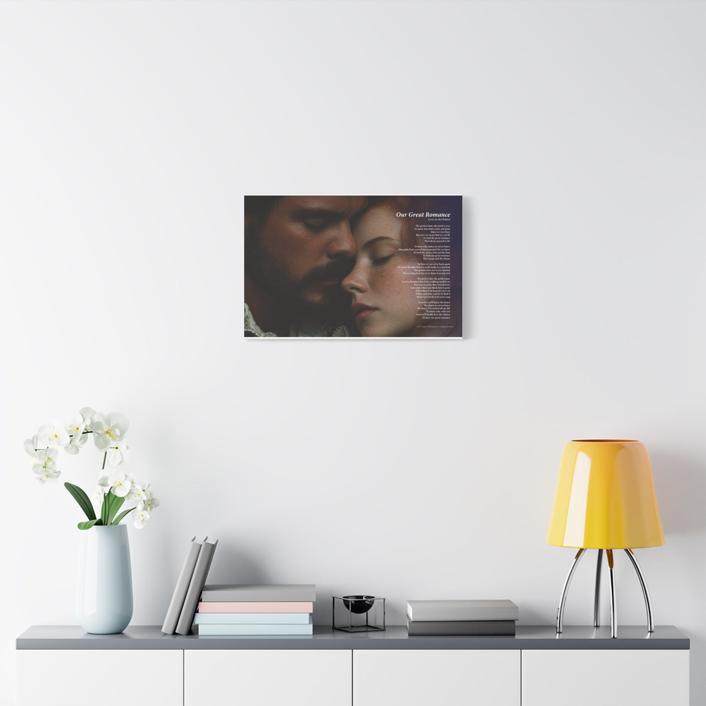 Our Great Romance — Lyric Art Print (Canvas)
