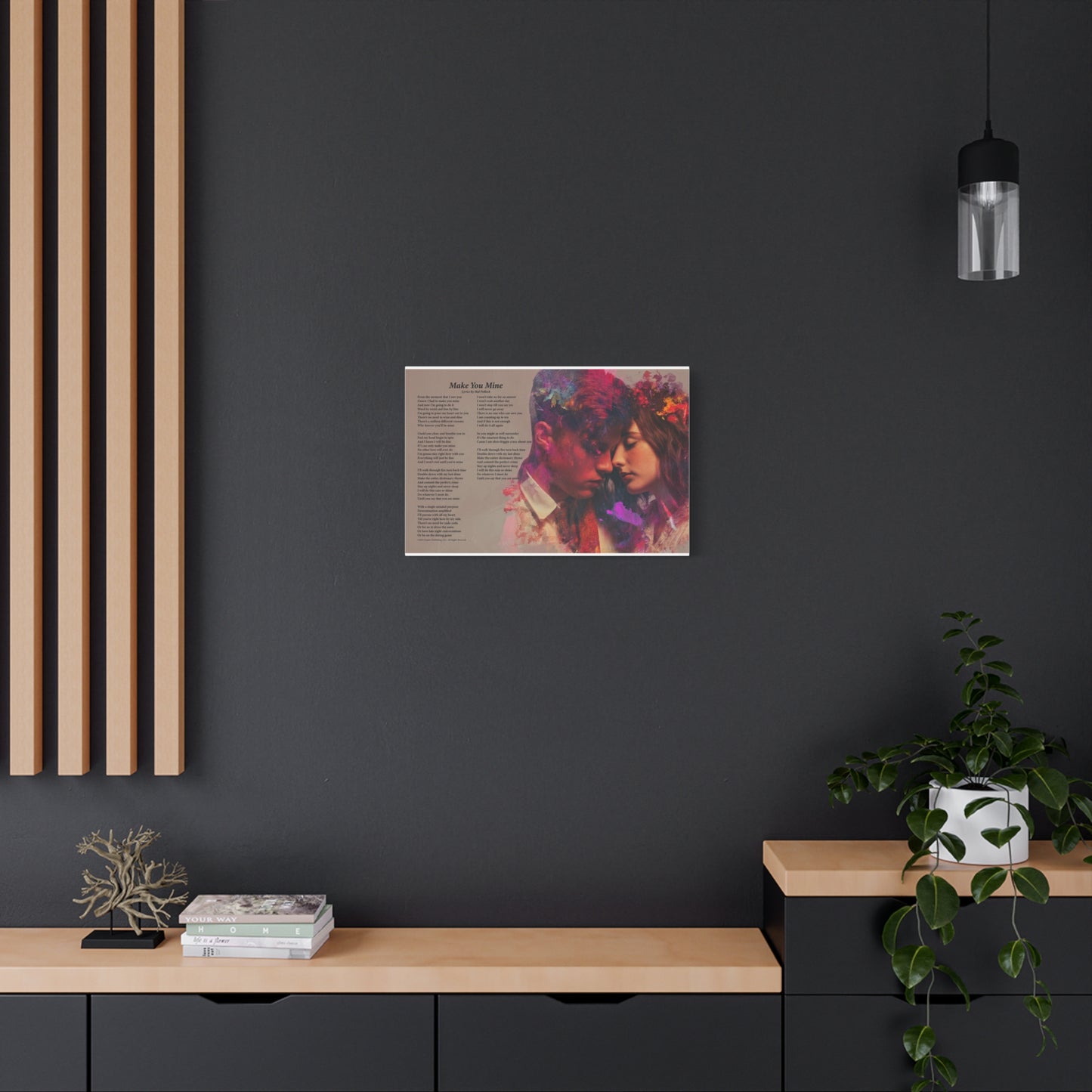 Make You Mine — Lyric Art Print (Canvas)
