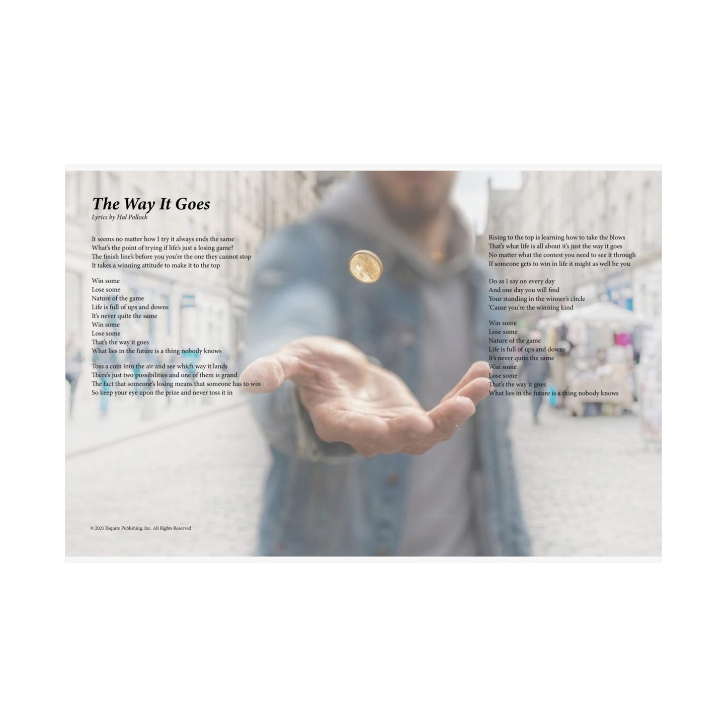 The Way It Goes — Lyric Art Print (Matte Paper)