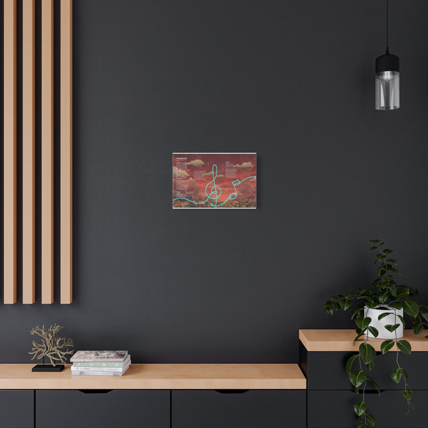 Simplicity — Lyric Art Print (Canvas)