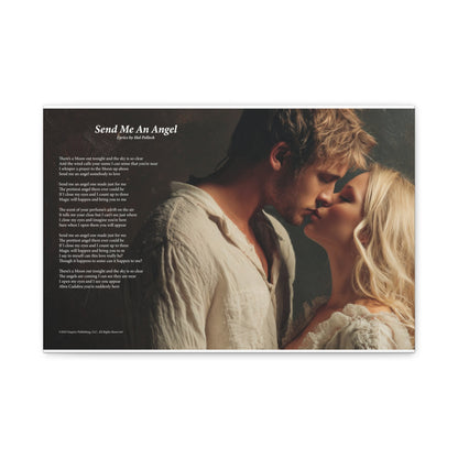 Send Me An Angel — Lyric Art Print (Canvas)