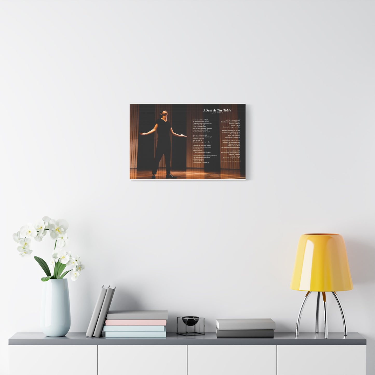 A Seat At The Table — Lyric Art Print (Canvas)