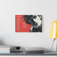 The Middle Part — Lyric Art Print (Canvas)
