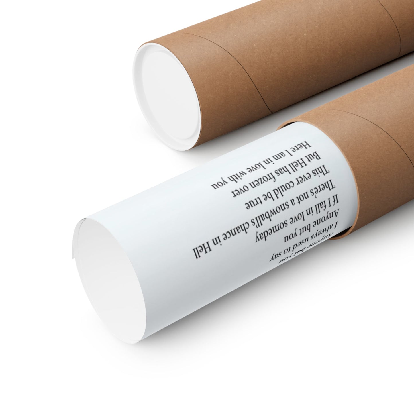 Anyone But You — Lyric Art Print (Matte Paper)