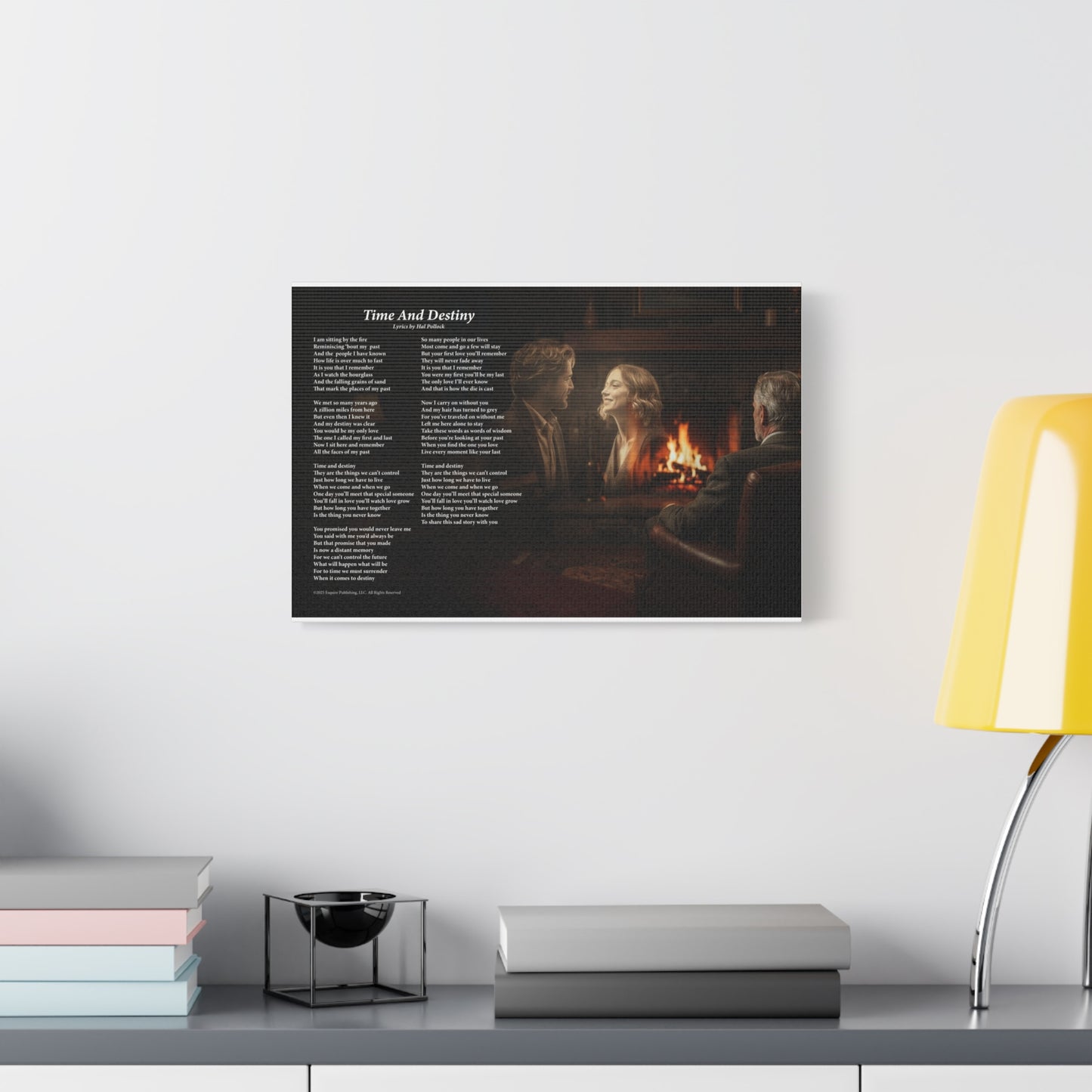 Time And Destiny — Lyric Art Print (Canvas)