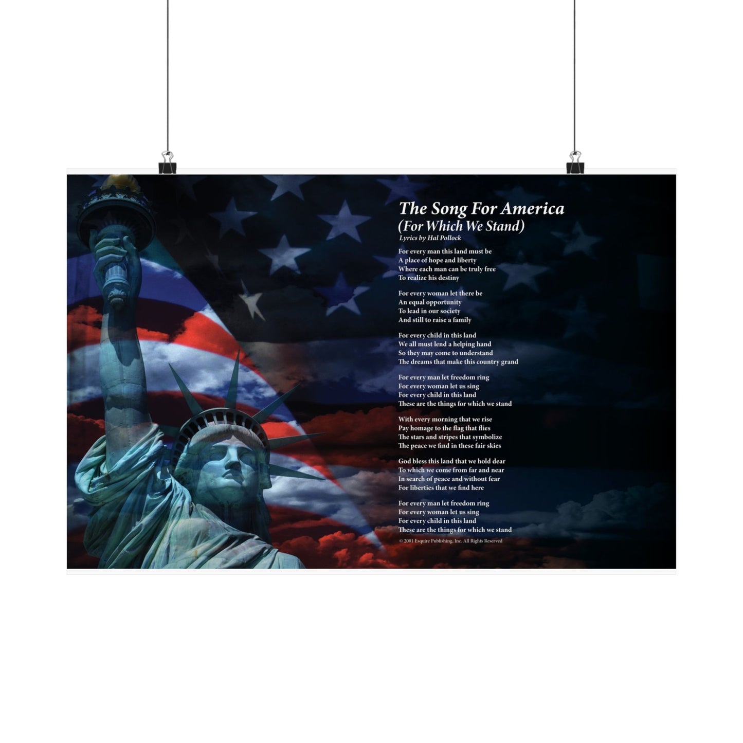 For Which We Stand — Lyric Art Print (Matte Paper)