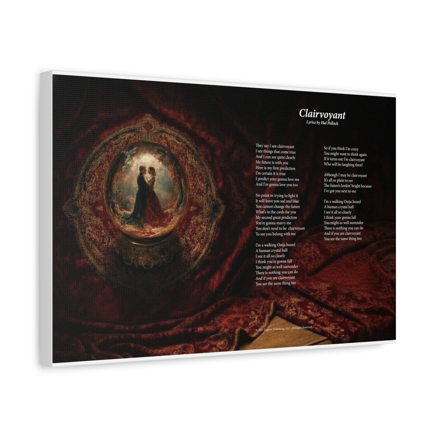 Clairvoyant — Lyric Art Print (Canvas)