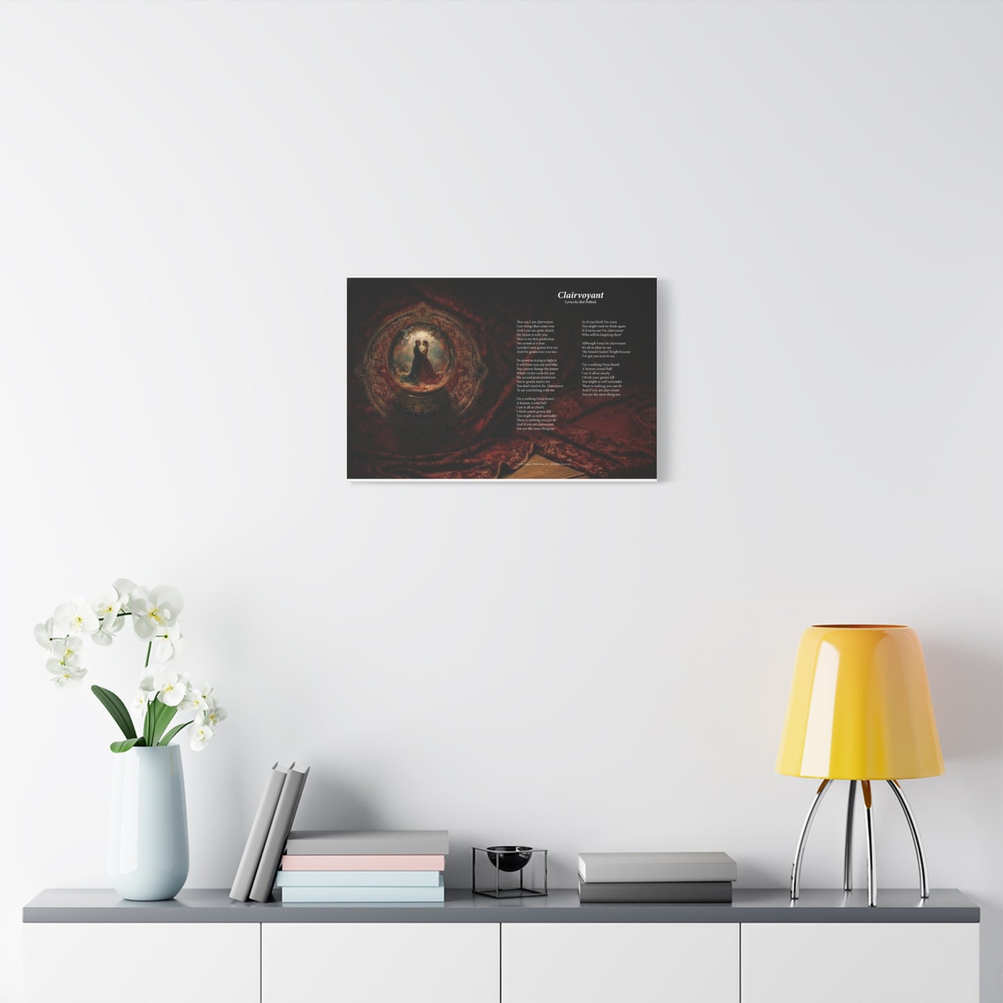 Clairvoyant — Lyric Art Print (Canvas)