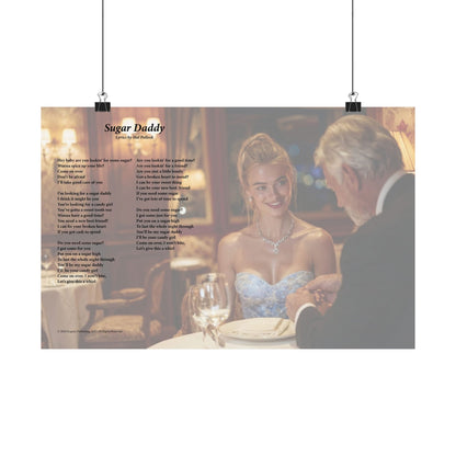 Sugar Daddy — Lyric Art Print (Matte Paper)