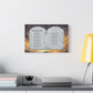 A Message From God — Lyric Art Print (Canvas)