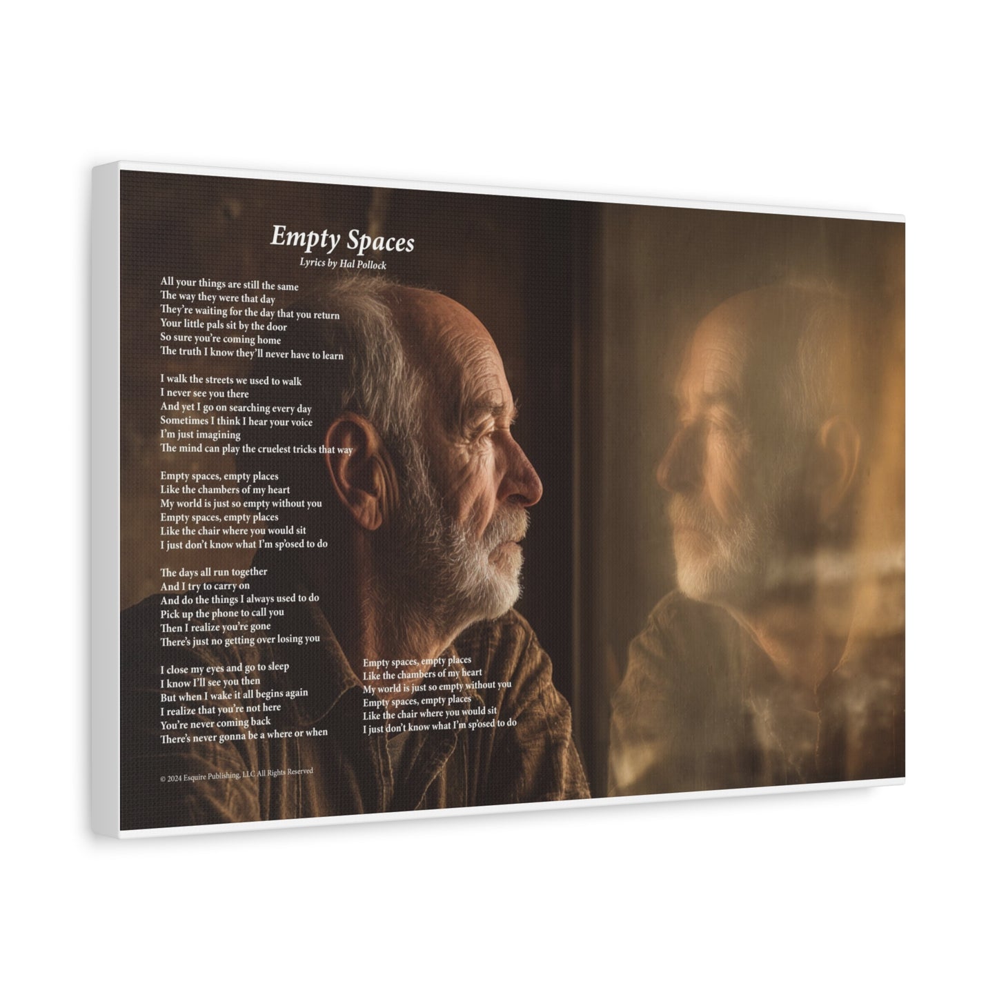 Empty Spaces — Lyric Art Print (Canvas)