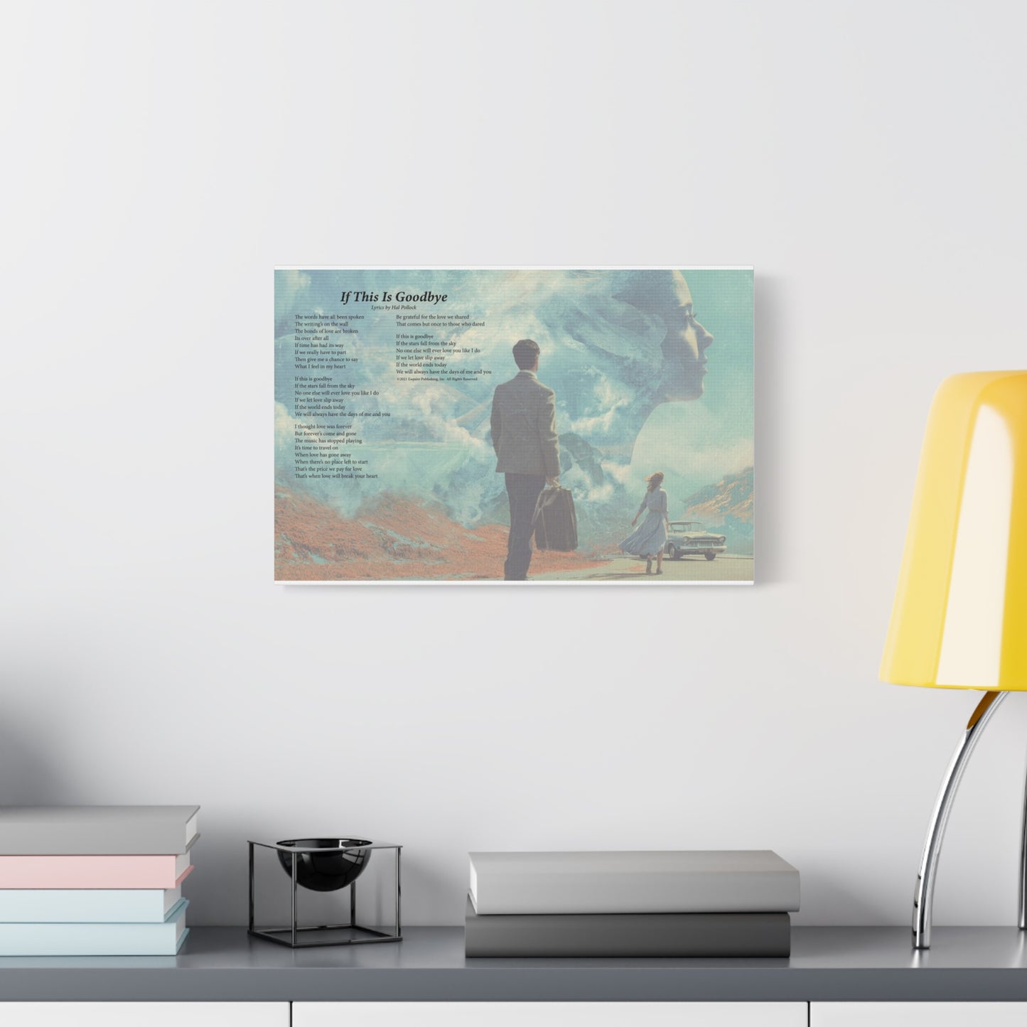 If This Is Goodbye — Lyric Art Print (Canvas)
