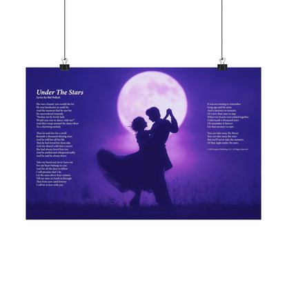 Under The Stars — Lyric Art Print (Matte Paper)
