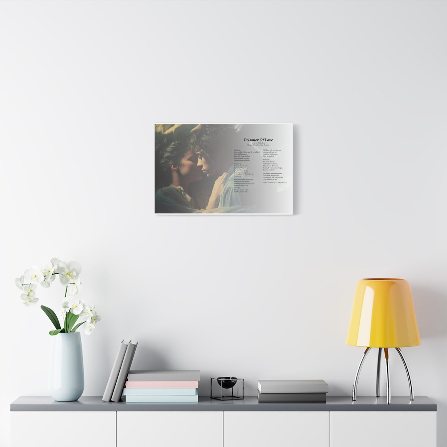 Prisoner Of Love — Lyric Art Print (Canvas)