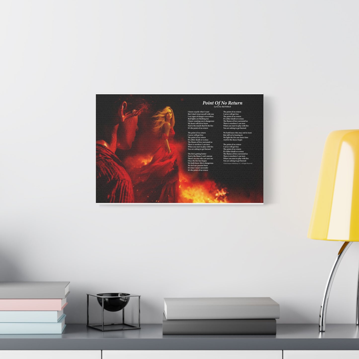 Point Of No Return — Lyric Art Print (Canvas)