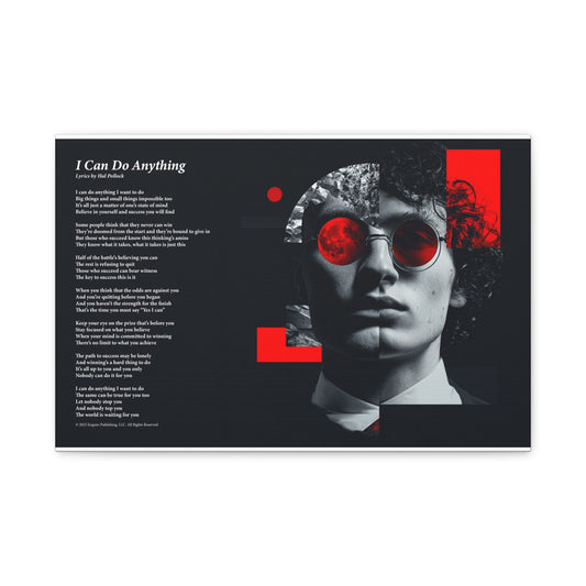 I Can Do Anything — Lyric Art Print (Canvas)
