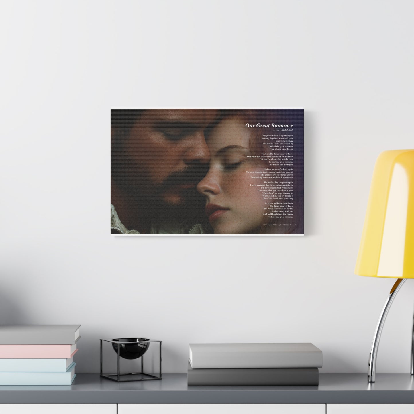 Our Great Romance — Lyric Art Print (Canvas)