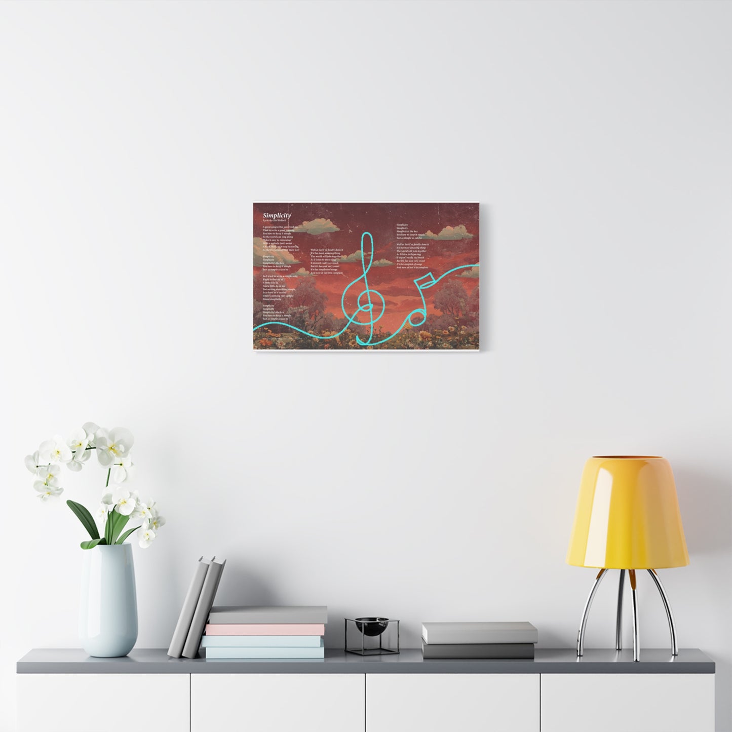 Simplicity — Lyric Art Print (Canvas)