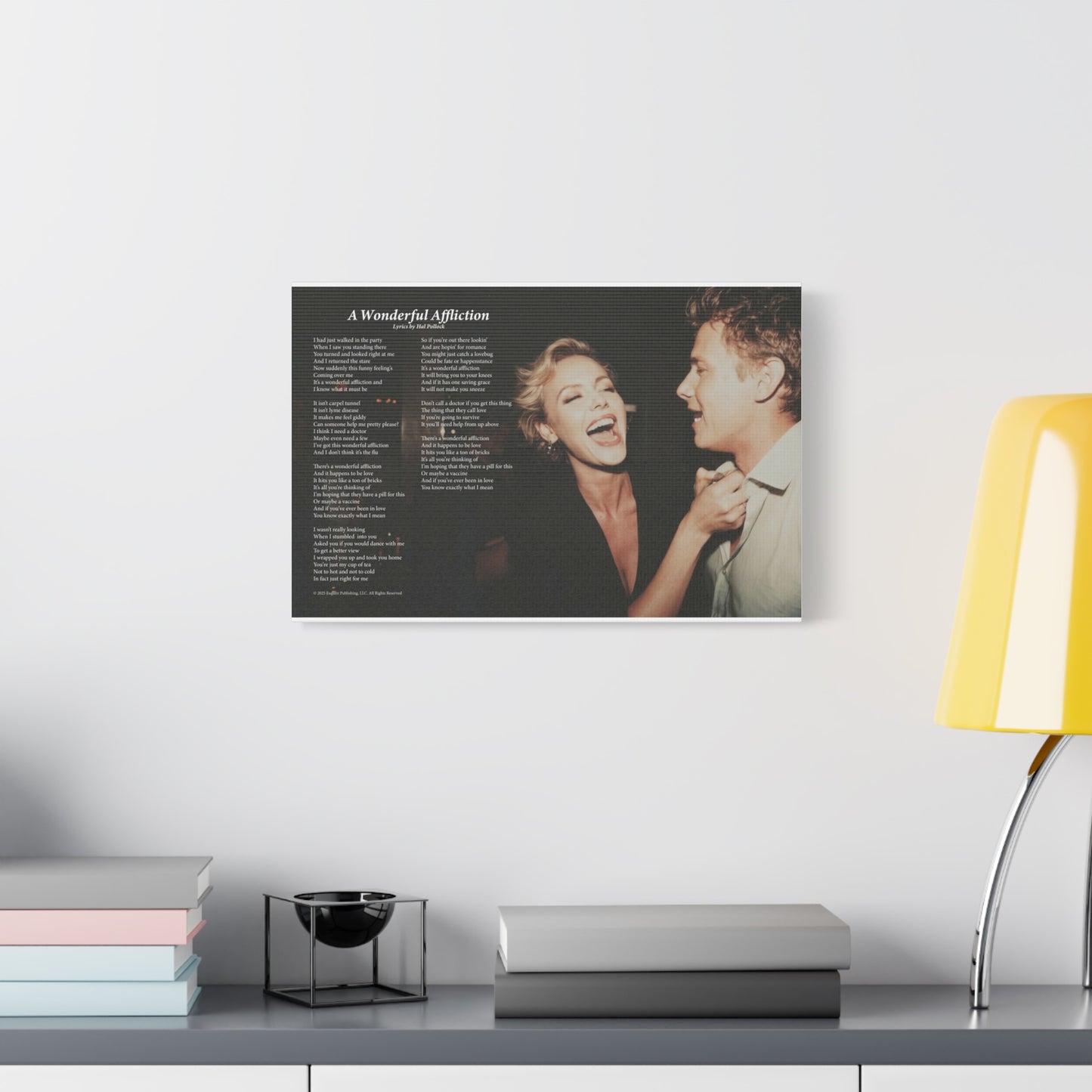 A Wonderful Affliction — Lyric Art Print (Canvas)