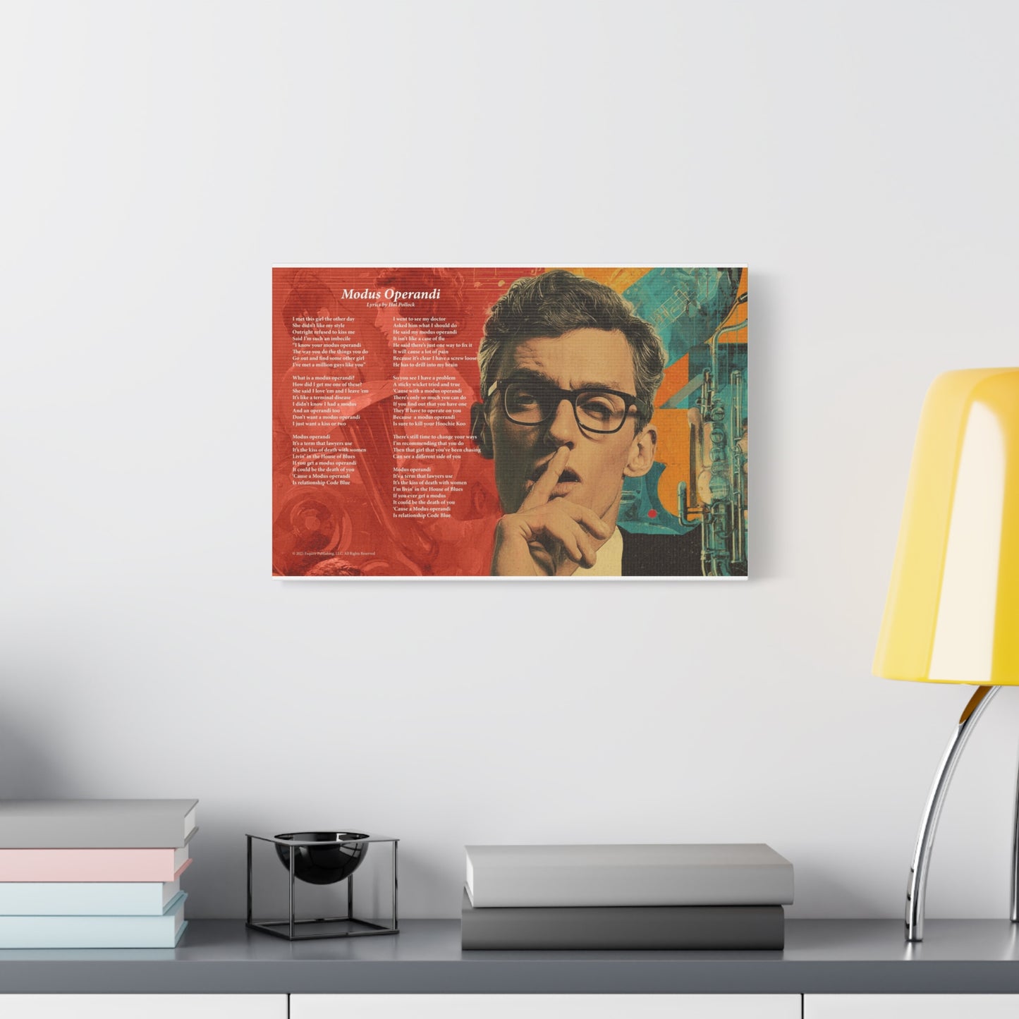 Modus Operandi — Lyric Art Print (Canvas)