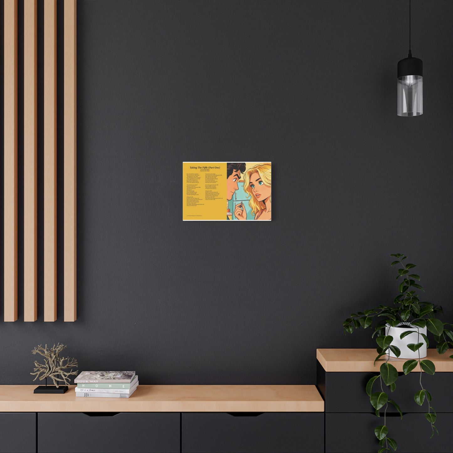 Taking The Fifth — Lyric Art Print (Canvas)