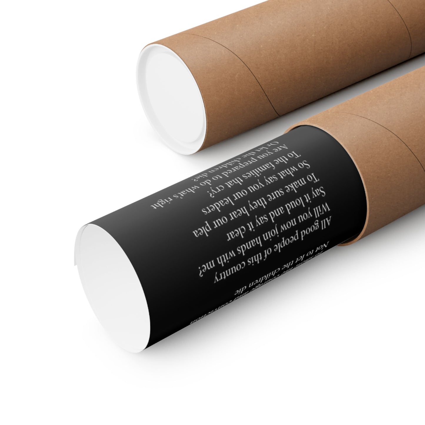 Let The Children Die — Lyric Art Print (Matte Paper)