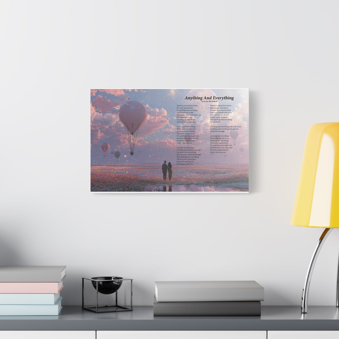 Anything And Everything — Lyric Art Print (Canvas)