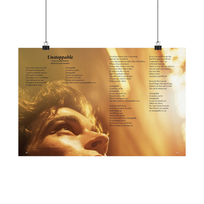 Unstoppable — Lyric Art Print (Matte Paper)
