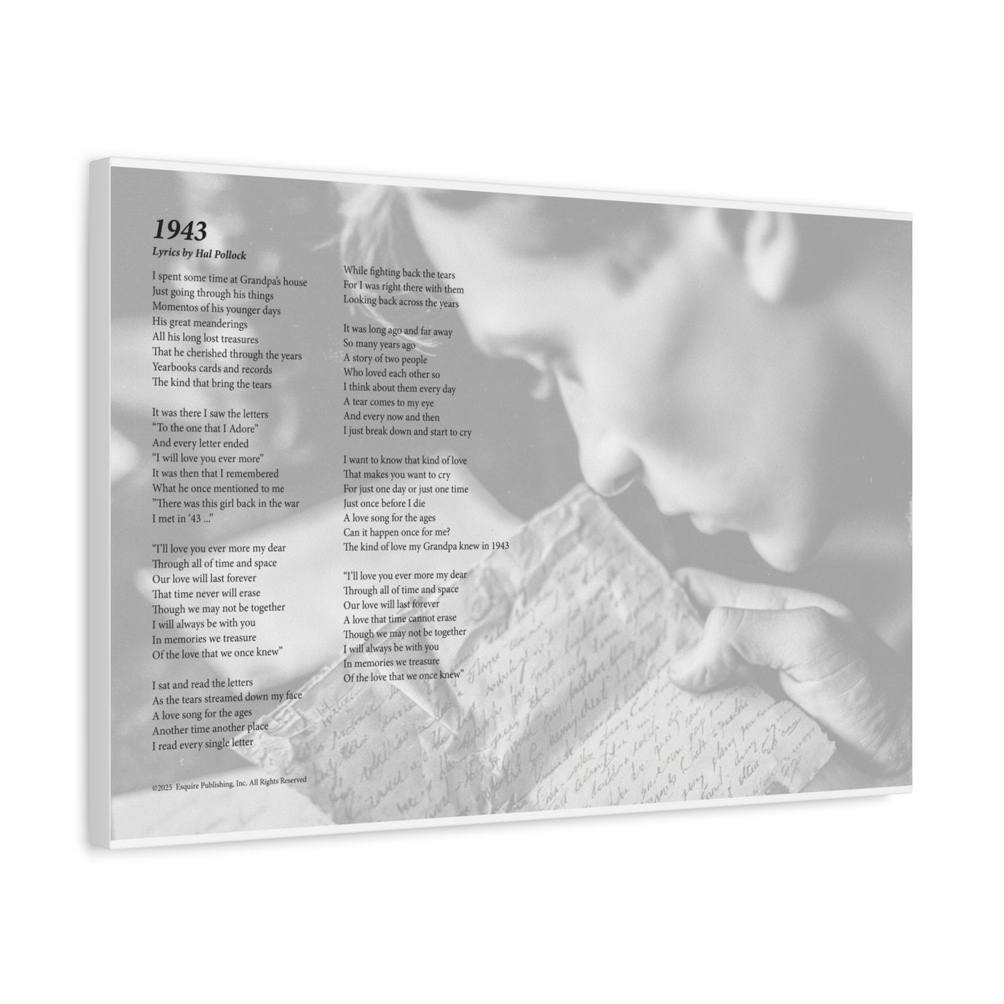 1943 — Lyric Art Print (Canvas)