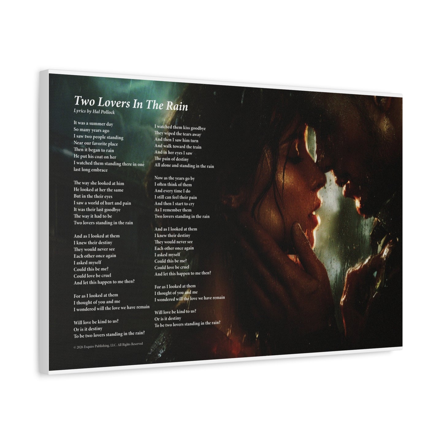 A Chance For Me — Lyric Art Print (Canvas)