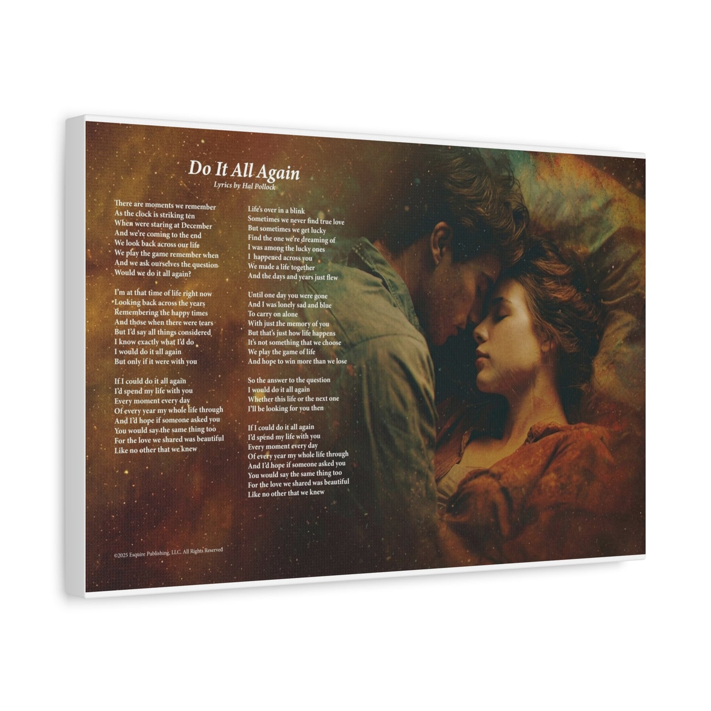Do It All Again — Lyric Art Print (Canvas)