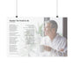 Watchin' The World Go By — Lyric Art Print (Matte Paper)