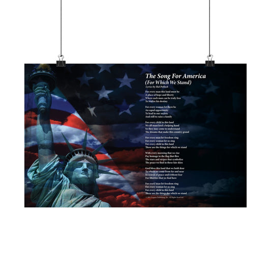 For Which We Stand — Lyric Art Print (Matte Paper)