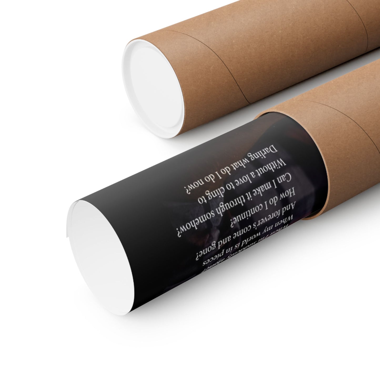 What Do I Do Now? — Lyric Art Print (Matte Paper)