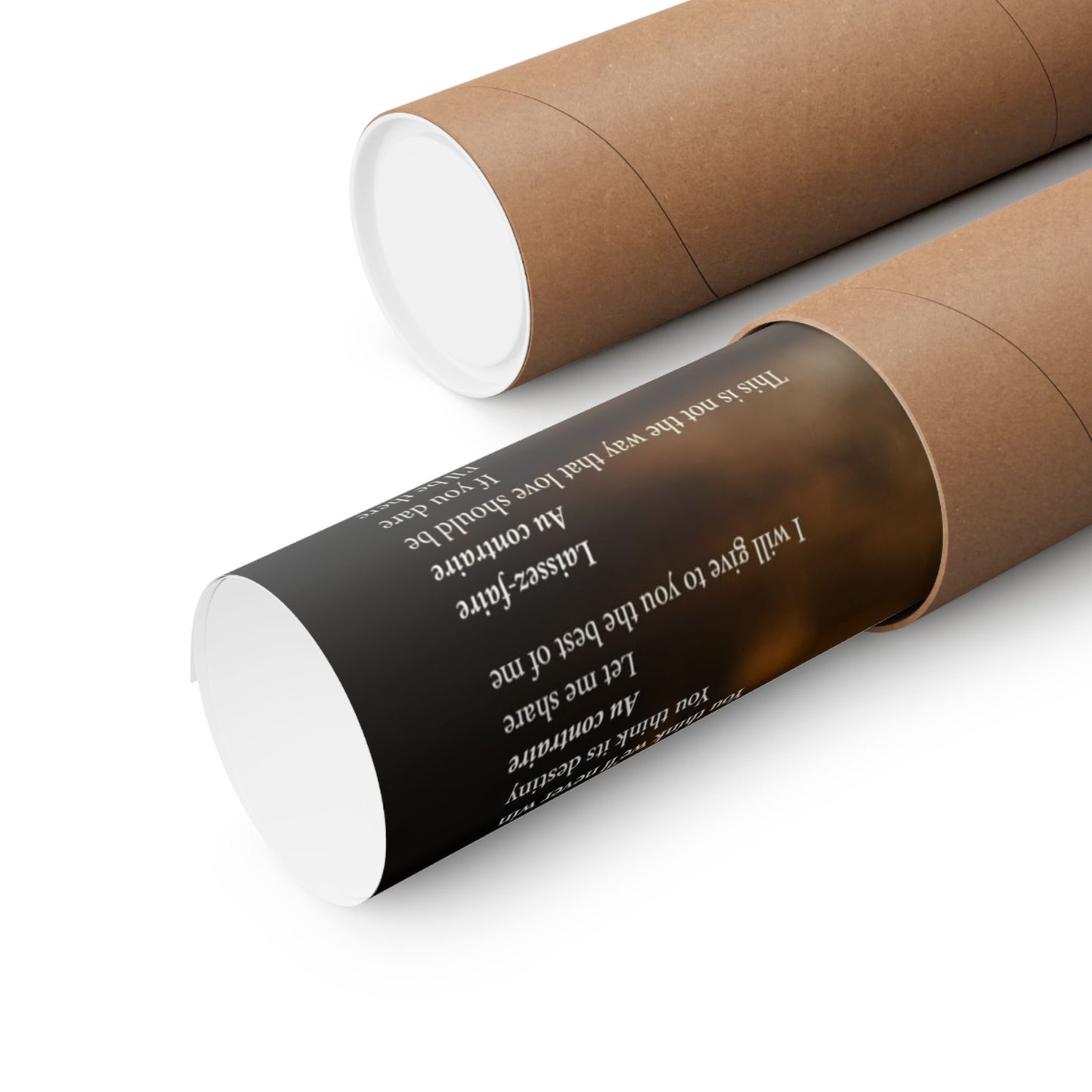 Au Contraire — Lyric Art Print (Matte Paper)