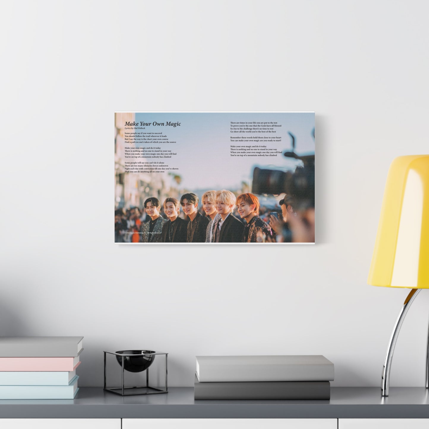 Make Your Own Magic — Lyric Art Print (Canvas)