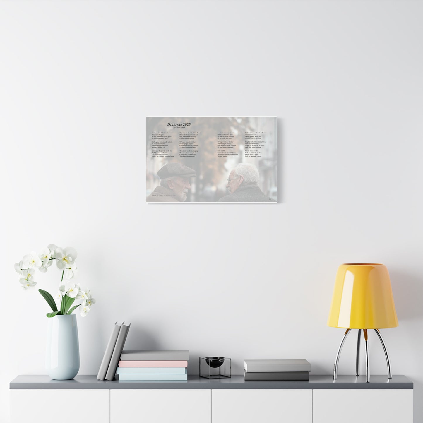 Dialogue 2025 — Lyric Art Print (Canvas)