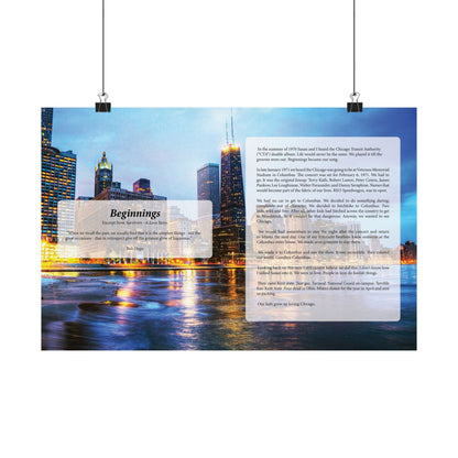 Beginnings — Lyric Art Print (Matte Paper)