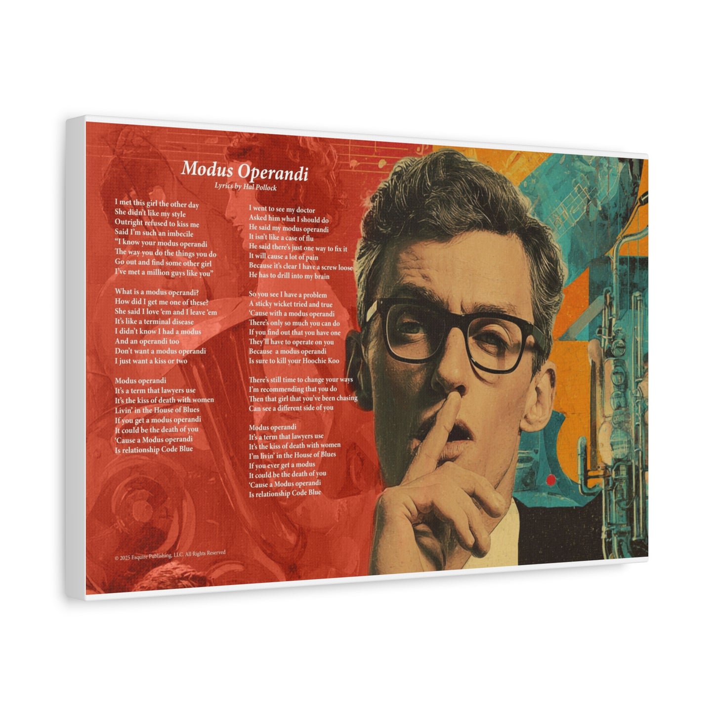 Modus Operandi — Lyric Art Print (Canvas)