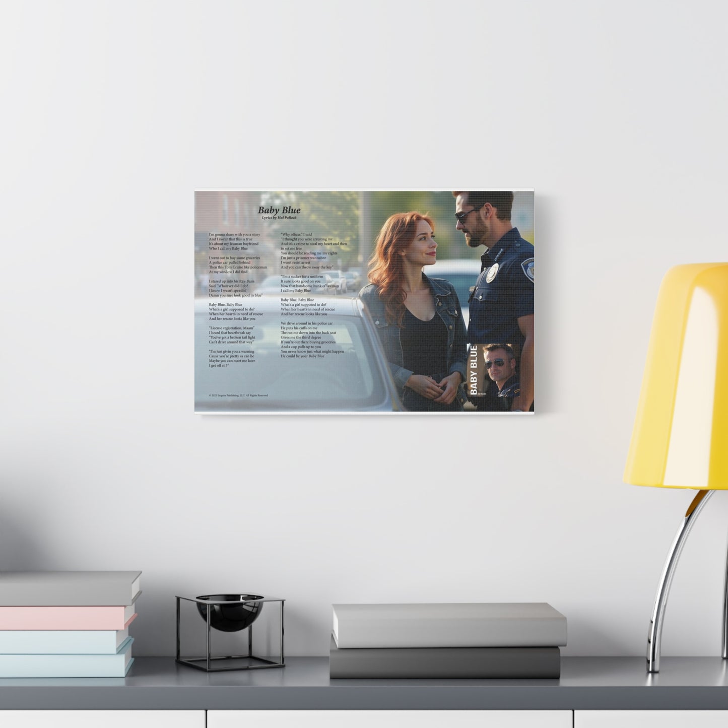 Baby Blue — Lyric Art Print (Canvas)