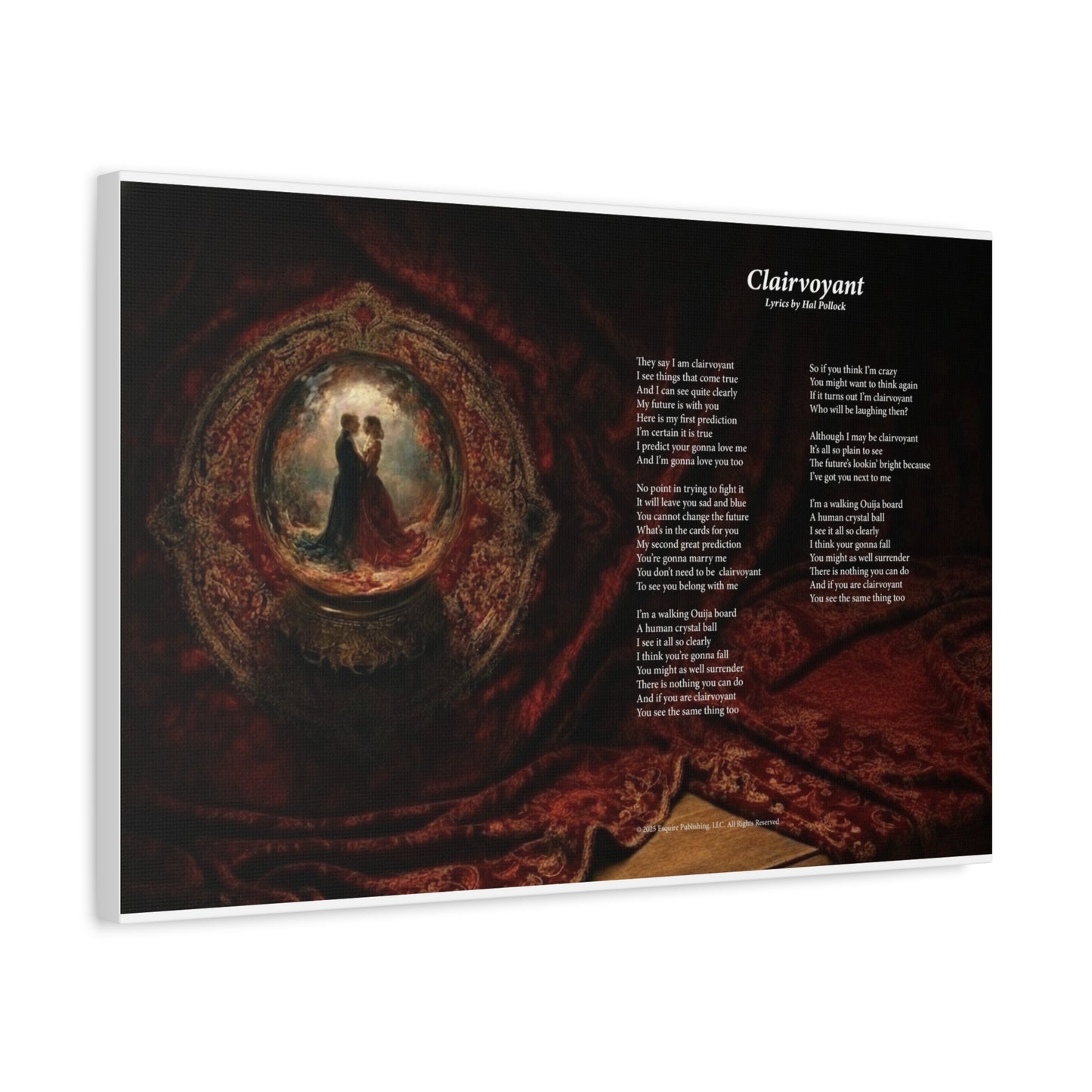Clairvoyant — Lyric Art Print (Canvas)