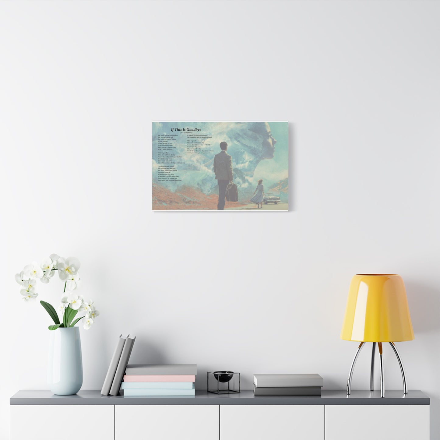 If This Is Goodbye — Lyric Art Print (Canvas)