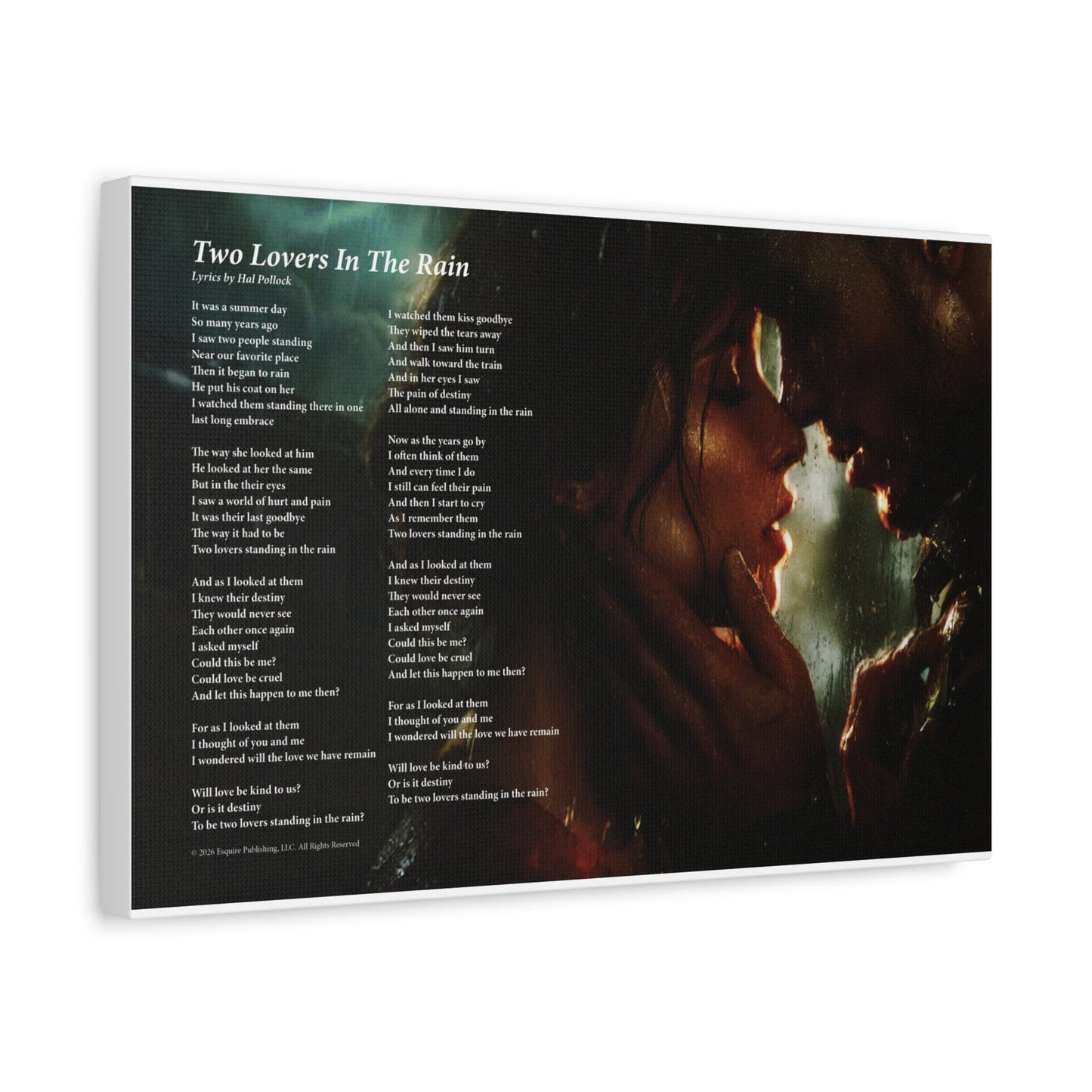 A Chance For Me — Lyric Art Print (Canvas)