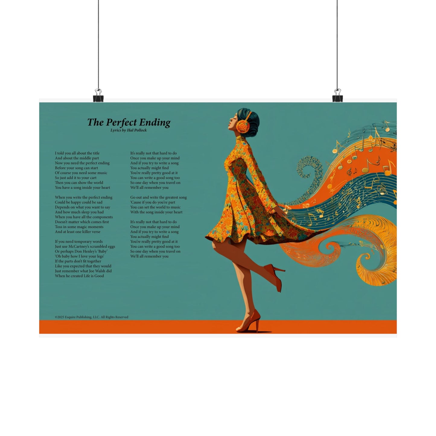 The Perfect Ending — Lyric Art Print (Matte Paper)