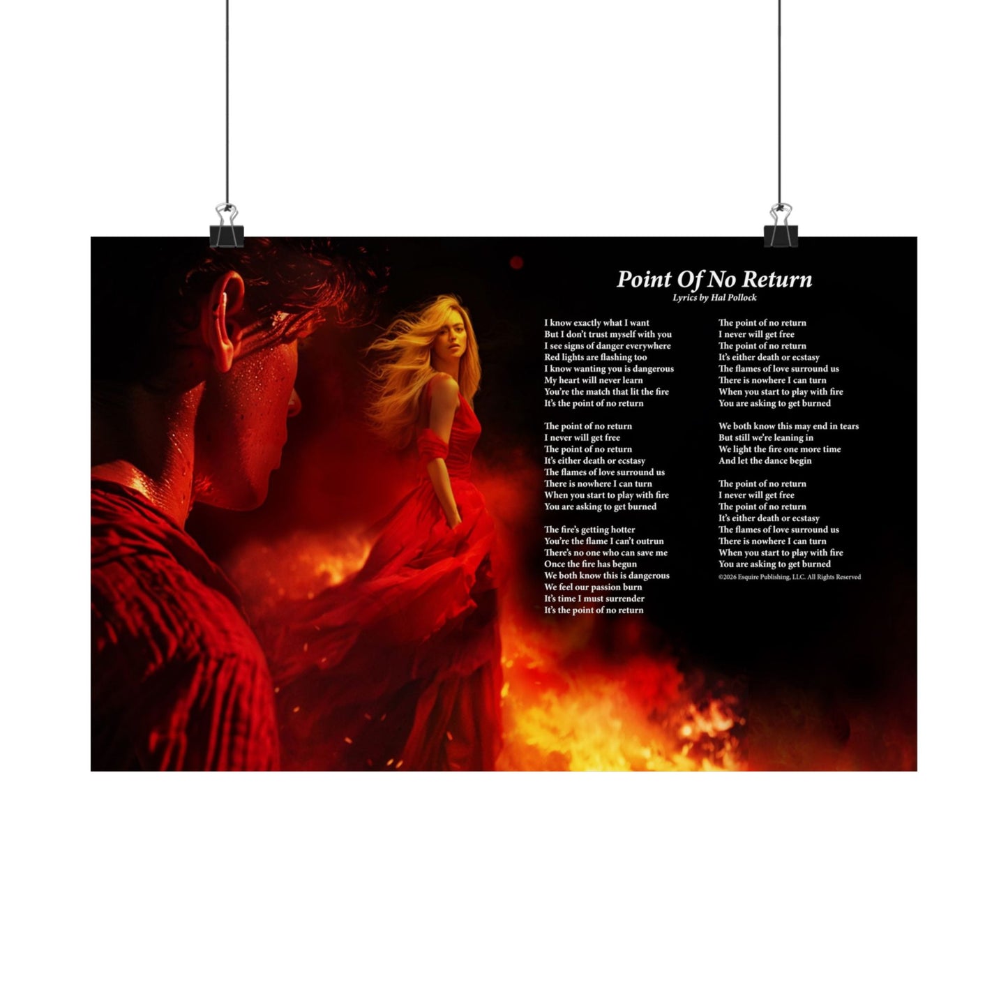 Point Of No Return — Lyric Art Print (Matte Paper)