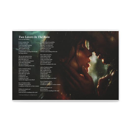 A Chance For Me — Lyric Art Print (Canvas)