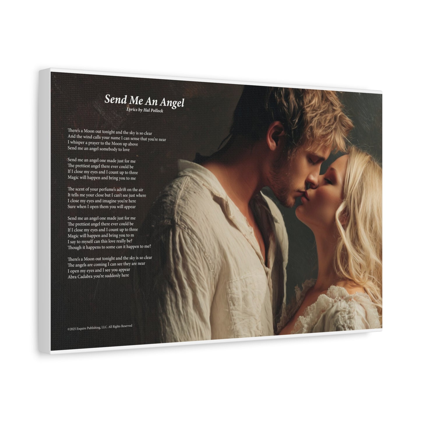 Send Me An Angel — Lyric Art Print (Canvas)