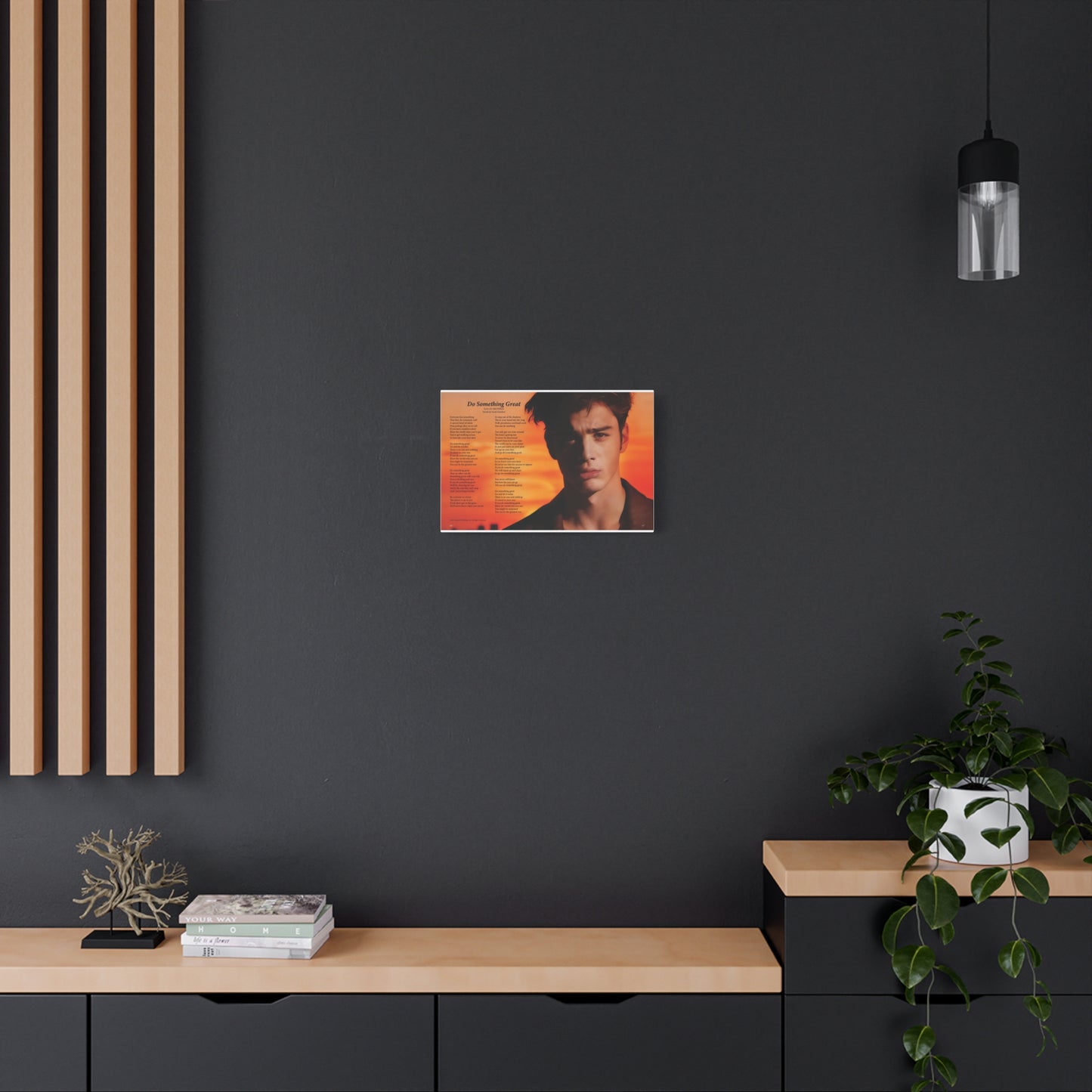 Do Something Great — Lyric Art Print (Canvas)