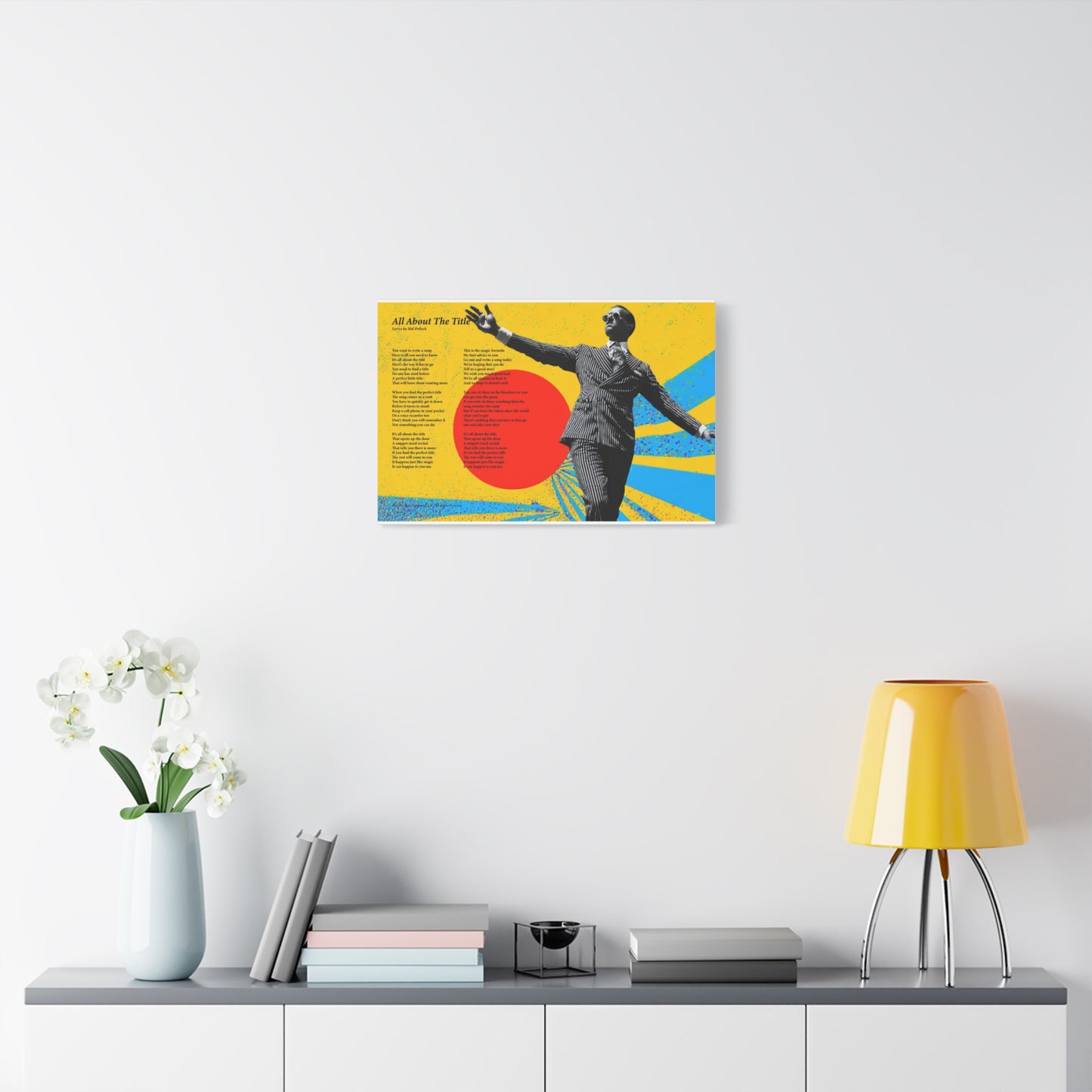 All About The Title — Lyric Art Print (Canvas)