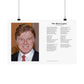One Man's Legacy — Lyric Art Print (Matte Paper)